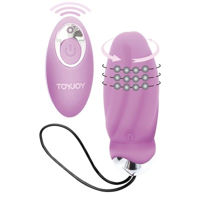 TOYJOY - FELICIDADE VOCÊ ME RACHA ROSA VIBRADOR CONTROLE REMOTO - D-243821 - Dona Pimenta