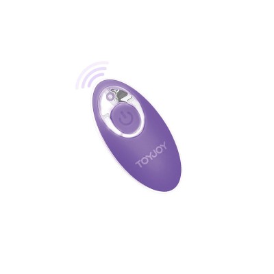 TOYJOY - FELICIDADE MEU ORGASMO EGGSPLODE VIBRADOR ROXO CONTROLE REMOTO - D-243822 - Dona Pimenta