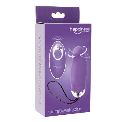 TOYJOY - FELICIDADE MEU ORGASMO EGGSPLODE VIBRADOR ROXO CONTROLE REMOTO - D-243822 - Dona Pimenta