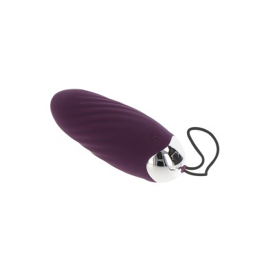 TOYJOY - FELICIDADE KNOCK KNOCK EGGSTAVAGANT VIBRADOR CONTROLE REMOTO ROXO - D-243826 - Dona Pimenta