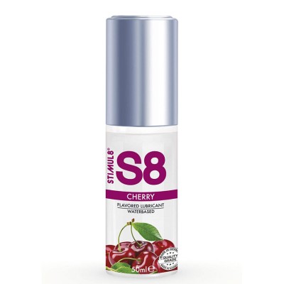 STIMUL8 - LUBRIFICANTE S8 CEREJA 50 ML - D-243715 - Dona Pimenta