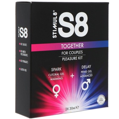 STIMUL8 - S8 TOGETHER KIT CASAL 2 X 30 ML - D-243749 - Dona Pimenta