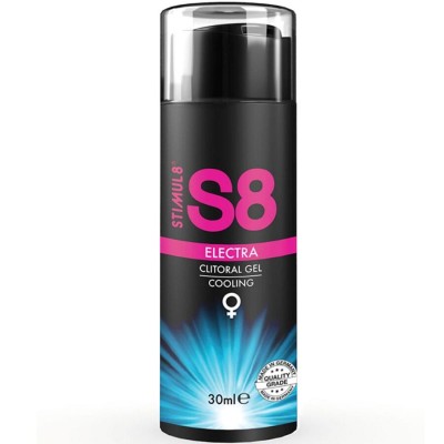 STIMUL8 - S8 ELECTRA GEL ESTIMULANTE DE CLITÓRIS EFEITO FRIO 30 ML - D-243736 - Dona Pimenta