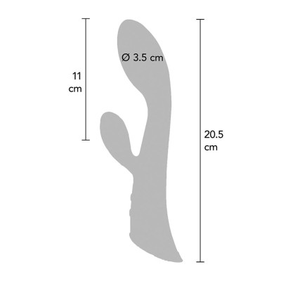 TOYJOY - VIBRADOR ESTIMULADOR DE CLITÓRIS EXTRA INTENSO IVY CASSIA PRETO - D-243824 - Dona Pimenta