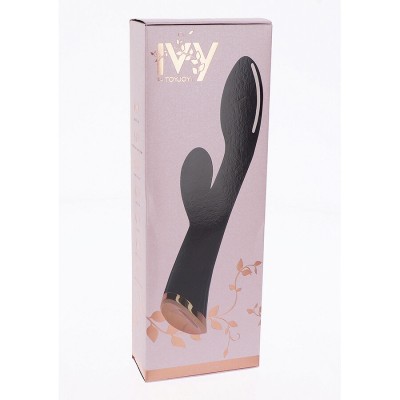 TOYJOY - VIBRADOR ESTIMULADOR DE CLITÓRIS EXTRA INTENSO IVY CASSIA PRETO - D-243824 - Dona Pimenta