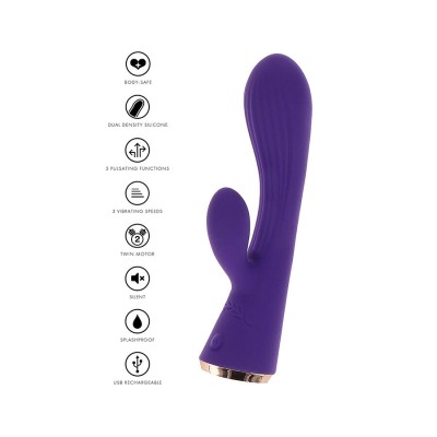 TOYJOY - VIBRADOR IVY IRIS COELHO ROXO - D-243825 - Dona Pimenta