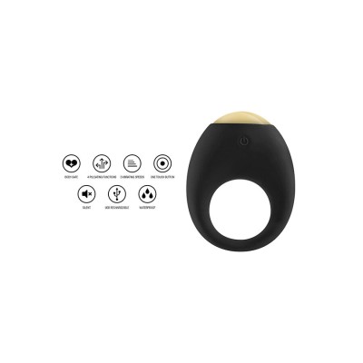 TOYJOY - ANEL PÉNIS VIBRATÓRIO ECLIPSE LIGHT - D-243812 - Dona Pimenta