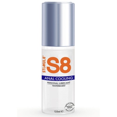 STIMUL8 - S8 LUBRIFICANTE ANAL EFEITO FRIO 125 ML - D-243712 - Dona Pimenta