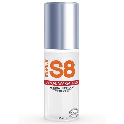STIMUL8 - S8 LUBRIFICANTE ANAL EFEITO CALOR 125 ML - D-243710 - Dona Pimenta