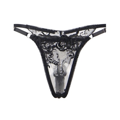 SUBBLIME - 945244 SUTIÃ + CALCINHA COM CINTO-LIGA DESIGN FLORAL PRETO L/XL - D-242190 - Dona Pimenta