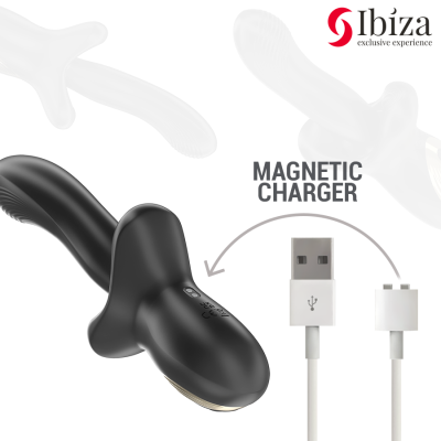 IBIZA - VIBRADOR PODEROSO COM EFEITO DE IMPULSÃO E MORDIDA - D-242822 - Dona Pimenta