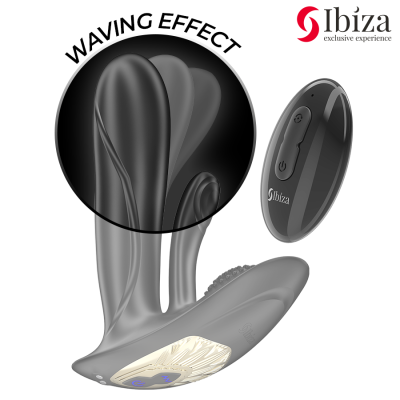 IBIZA - VIBRADOR VESTÃVEL COM ESTIMULAÇÃO DO PONTO G E CLITÓRIS COM CONTROLE REMOTO - D-242823 - Dona Pimenta