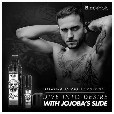 BLACK HOLE - GEL BASE DE SILICONE DILATAÃÃO ANAL 30 ML - D-244017 - Dona Pimenta