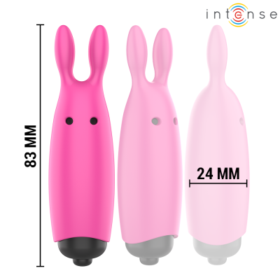 INTENSE - HOPPER BALA VIBRATÓRIA ROSA 8,3 X 2,4 CM - D-243336 - Dona Pimenta