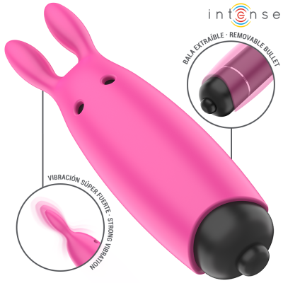 INTENSE - HOPPER BALA VIBRATÓRIA ROSA 8,3 X 2,4 CM - D-243336 - Dona Pimenta