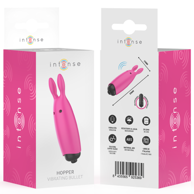 INTENSE - HOPPER BALA VIBRATÓRIA ROSA 8,3 X 2,4 CM - D-243336 - Dona Pimenta