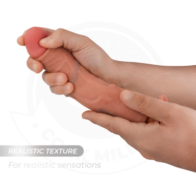 COCK MILLER - DILDO HIPER-REALISTA COM VENTOSA E IMPULSÃO COM CONTROLE REMOTO 21,5 CM - D-243374 - Dona Pimenta