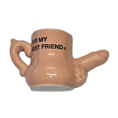 DIABLO PICANTE â CANECA MAGNET DE CERÃMICA COM PÉNIS ELEVADO "PARA MEU MELHOR AMIGOâ""""""""""""""""""""""""""""""""""""""""""""