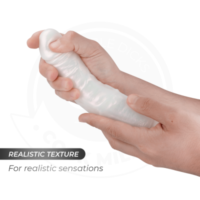 COCK MILLER - DILDO COM VENTOSA, LUZES E VIBRAÇÃO COM CONTROLE REMOTO BRANCO 21,5 CM - D-243377 - Dona Pimenta