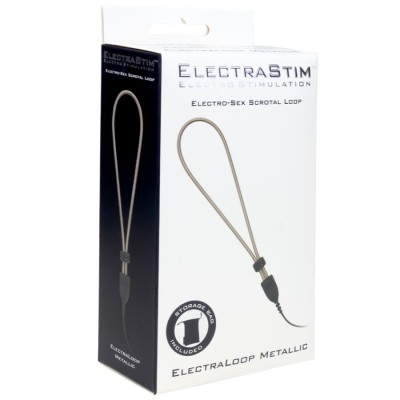 ELECTRASTIM - ANEL ESCROTAL DE METAL AJUSTÁVEL ELECTRALOOP - D-243680 - Dona Pimenta