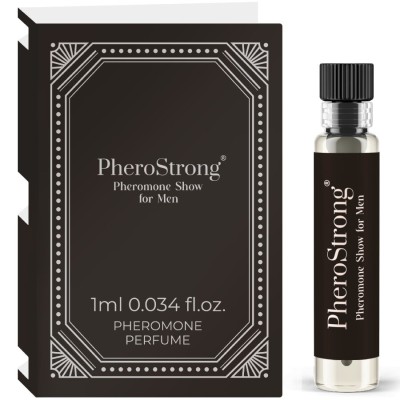 PHEROSTRONG - PERFUME FEROMONAS SHOW PARA HOMENS 1 ML - D-244126 - Dona Pimenta