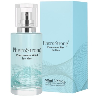 PHEROSTRONG - PERFUME FEROMONAS WIND PARA HOMENS 50 ML - D-244128 - Dona Pimenta