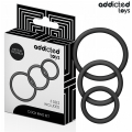 ADDICTED TOYS - CONJUNTO DE ANÉIS DE SILICONE MODELO 2 - D-242836 - Dona Pimenta