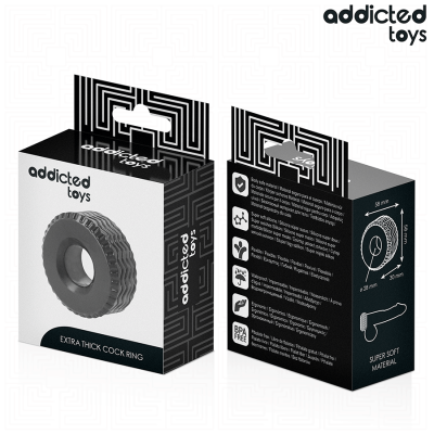 ADDICTED TOYS - ANEL DE PÓ EXTRA GROSSO - D-242851 - Dona Pimenta