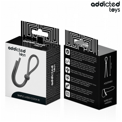 ADDICTED TOYS - CORDA DE SILICONE PARA O PÉNIS DE ALÇA ÃNICA - D-242855 - Dona Pimenta