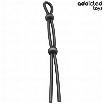 ADDICTED TOYS - CORDA DE SILICONE PARA O PÉNIS DE ALÇA DUPLA - D-242856 - Dona Pimenta