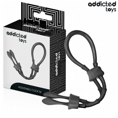 ADDICTED TOYS - CORDA DE SILICONE AJUSTÁVEL PARA O PÉNIS - D-242858 - Dona Pimenta