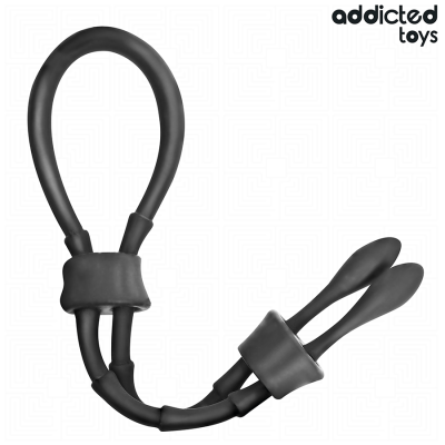 ADDICTED TOYS - CORDA DE SILICONE AJUSTÁVEL PARA O PÉNIS - D-242858 - Dona Pimenta
