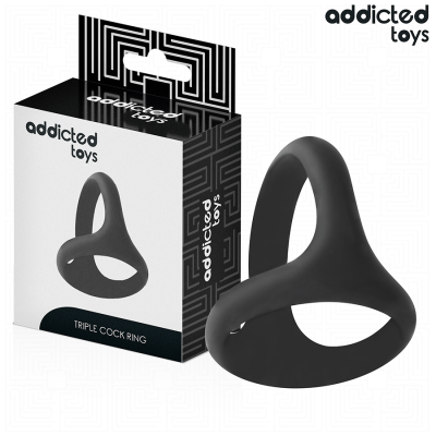 ADDICTED TOYS - ANEL TRIPLO GROSSO PARA O PÉNIS - D-242859 - Dona Pimenta