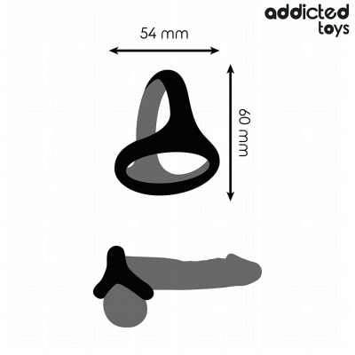 ADDICTED TOYS - ANEL TRIPLO GROSSO PARA O PÉNIS - D-242859 - Dona Pimenta