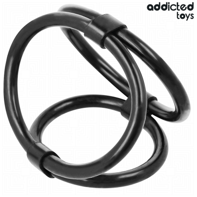 ADDICTED TOYS - ANEL TRIPLO PARA O PÉNIS - D-242860 - Dona Pimenta