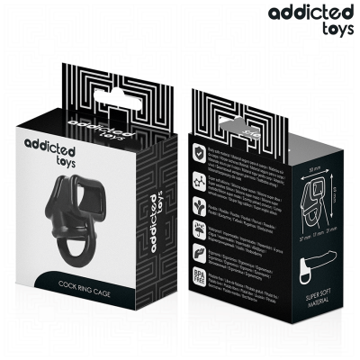 ADDICTED TOYS - ANEL DE GAIOLA PARA PÉNIS - D-242861 - Dona Pimenta