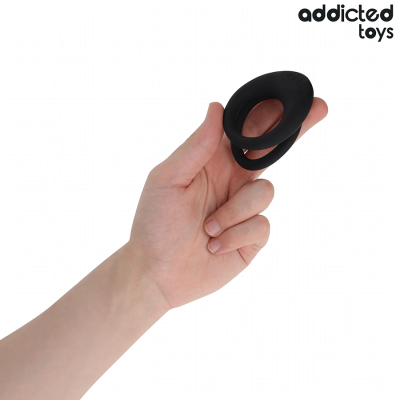 ADDICTED TOYS - ANEL DE PÉNIS COM DUPLA TEXTURA - D-242862 - Dona Pimenta