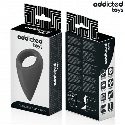ADDICTED TOYS - ANEL DE PÉNIS EM FORMA DE LÁGRIMAS - D-242863 - Dona Pimenta