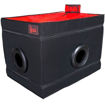 SECRET DOME - KINK CLUB LA NICHE CABIN PRETO E VERMELHO - D-241942 - Dona Pimenta