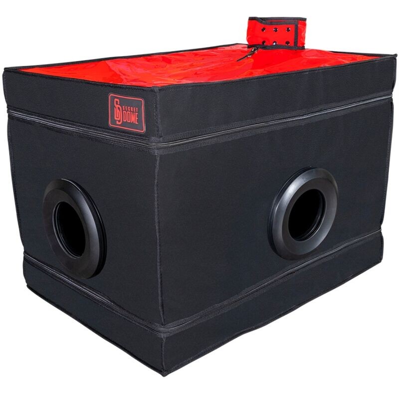 SECRET DOME - KINK CLUB LA NICHE CABIN PRETO E VERMELHO - D-241942 - Dona Pimenta SECRET DOME - KINK CLUB LA NICHE CABIN PRETO E VERMELHO - D-241942 - Dona Pimenta