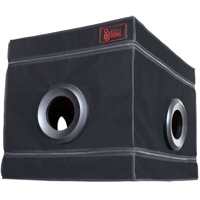 SECRET DOME - KINK CLUB LA NICHE CABIN PRETO E VERMELHO - D-241942 - Dona Pimenta