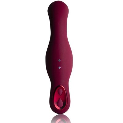 ROCKS-OFF - VIBRADOR PONTO G RUBY GLOW BLUSH VERMELHO - D-244046 - Dona Pimenta