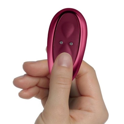 ROCKS-OFF - VIBRADOR PONTO G RUBY GLOW BLUSH VERMELHO - D-244046 - Dona Pimenta