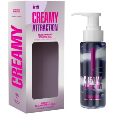 INTT RELEASES - CREME E GEL BEIJÁVEL SABOR AMORA 100 ML - D-244342 - Dona Pimenta