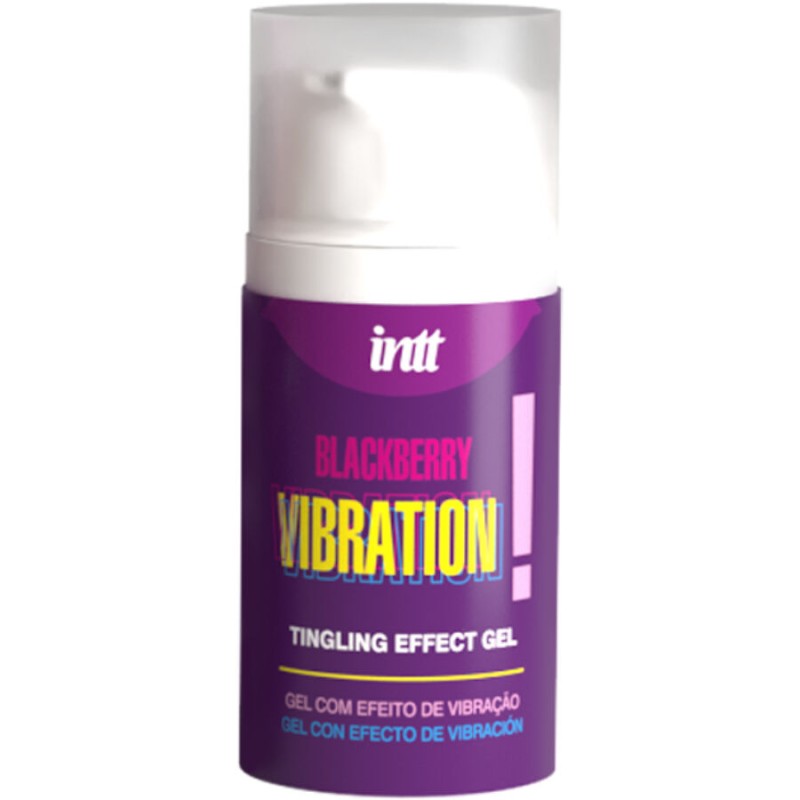 INTT RELEASES - GEL VIBRANTE LÍQUIDO SABOR AMORA 15 ML - D-244346 - Dona Pimenta