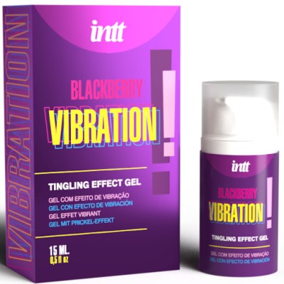 INTT RELEASES - GEL VIBRANTE LÍQUIDO SABOR AMORA 15 ML - D-244346 - Dona Pimenta