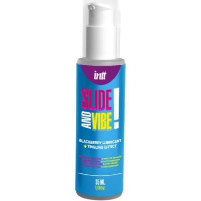 INTT RELEASES - LUBRIFICANTE VIBRATÓRIO BEIJÁVEL À BASE DE ÁGUA 35 ML - D-244347 - Dona Pimenta