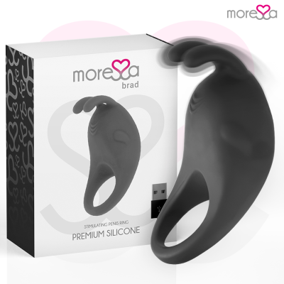 MORESSA BRAD PREMIUM SILICONE PREMIUM RECARREGÁVEL PRETO - D-213225