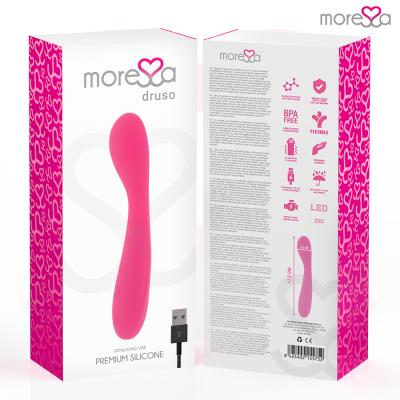 MORESSA DRUSO PREMIUM SILICONE RECARREGÁVEL - D-213228 - Dona Pimenta