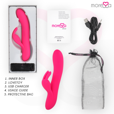 SILICONE MORESSA ETHAN PREMIUM RECARREGÁVEL - D-213231 - Dona Pimenta